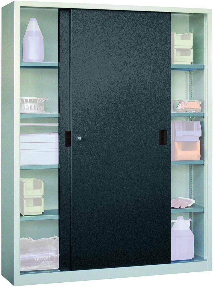 Produktbild Pavoy Schiebetürenschrank Mitteltrennwand 2000x400x1950mm Vollblechtüren