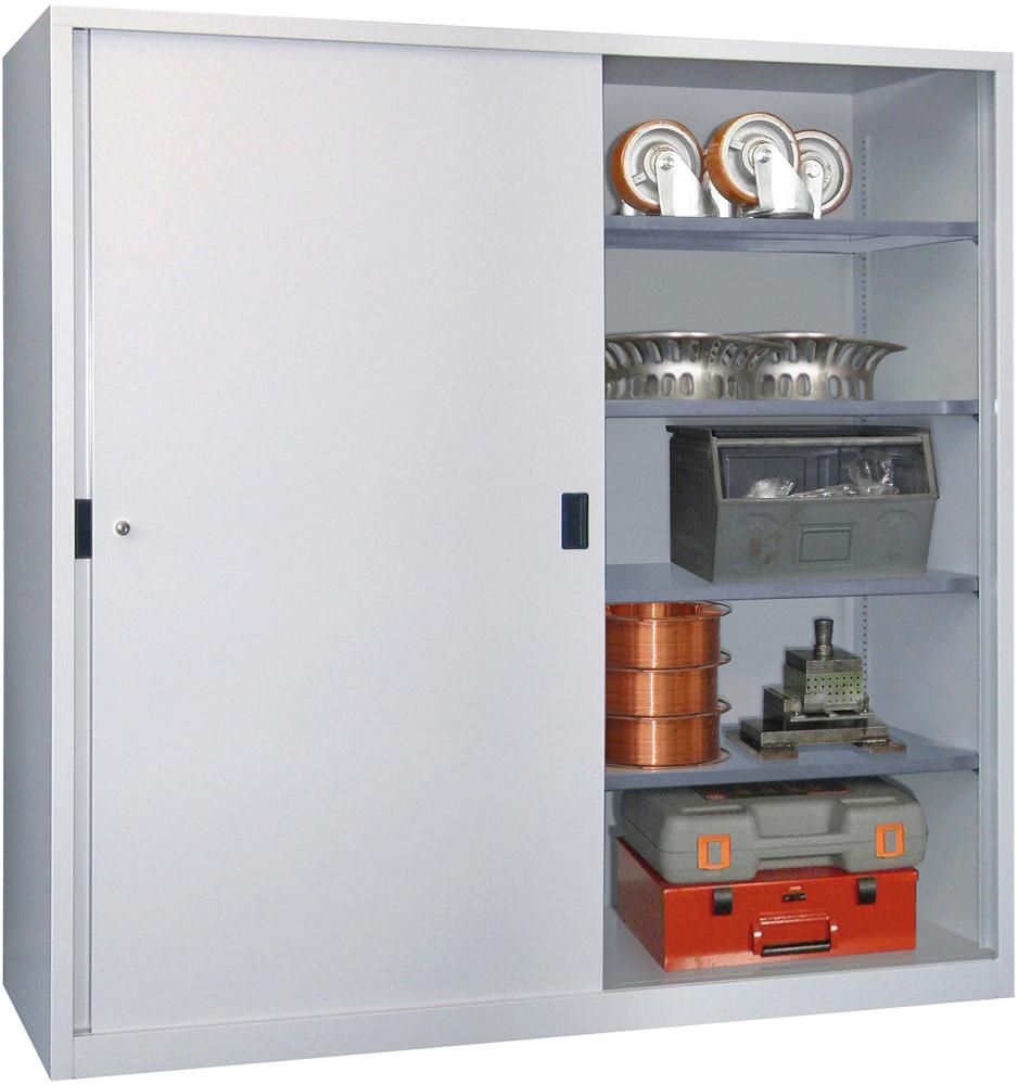 Produktbild Pavoy Schwerlastschiebetürenschrank Maße 2000 mm Breite 1950 mm Höhe