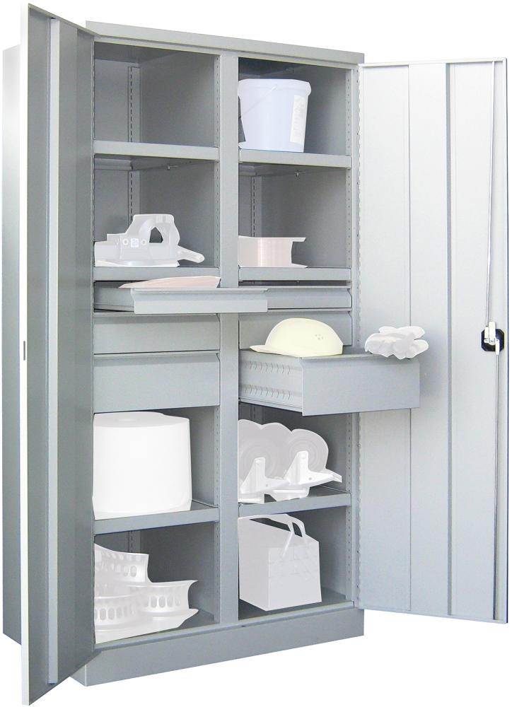 Produktbild Pavoy Schwerlastschrank 1040x630x1950mm 6x Schubladen 6x Böden Traglast 1300kg