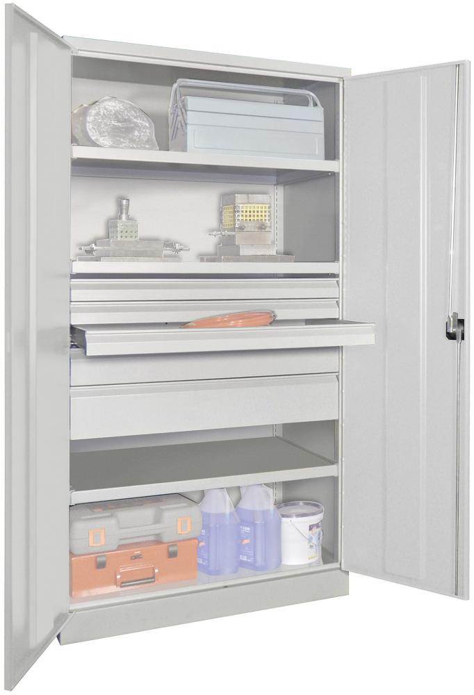 Produktbild Pavoy Schwerlastschrank 1040 x 630 x 1950 mm 3 Böden Traglast 1300 kg