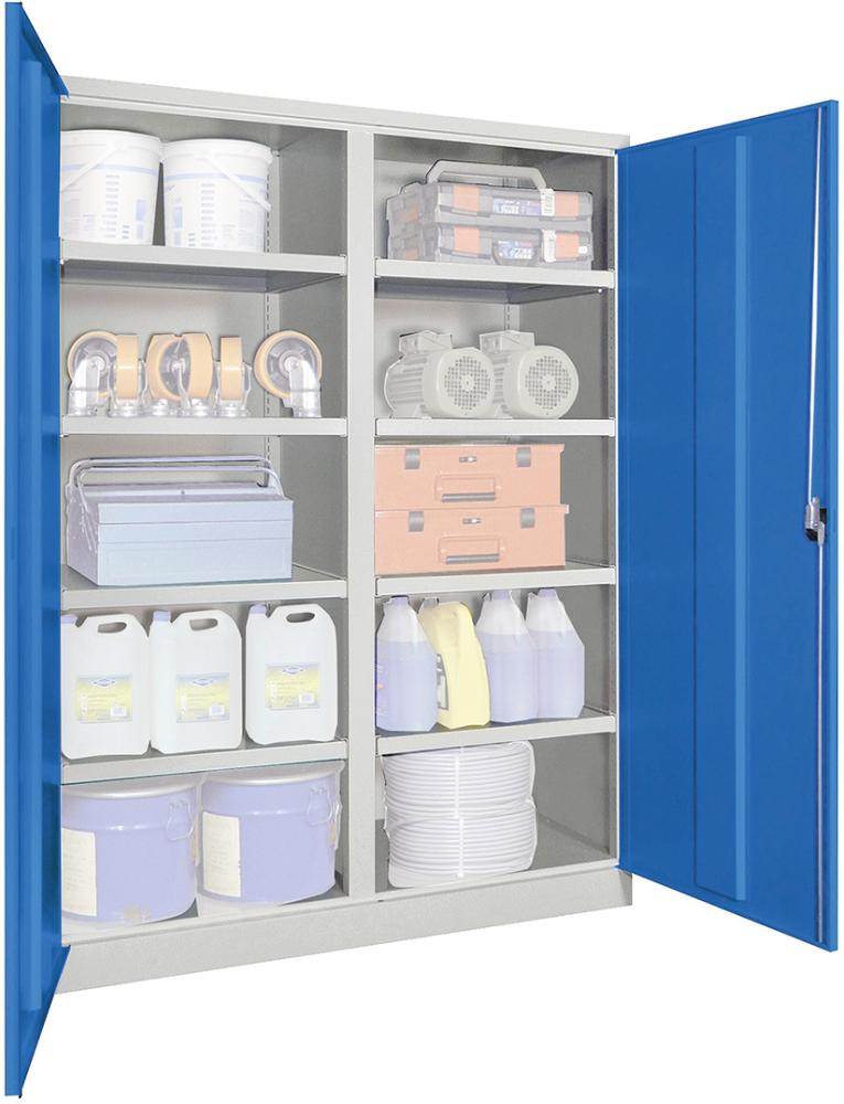 Produktbild Pavoy Schwerlastschrank Jumbo mit Trennwand 1470x630x1950mm 8 Böden