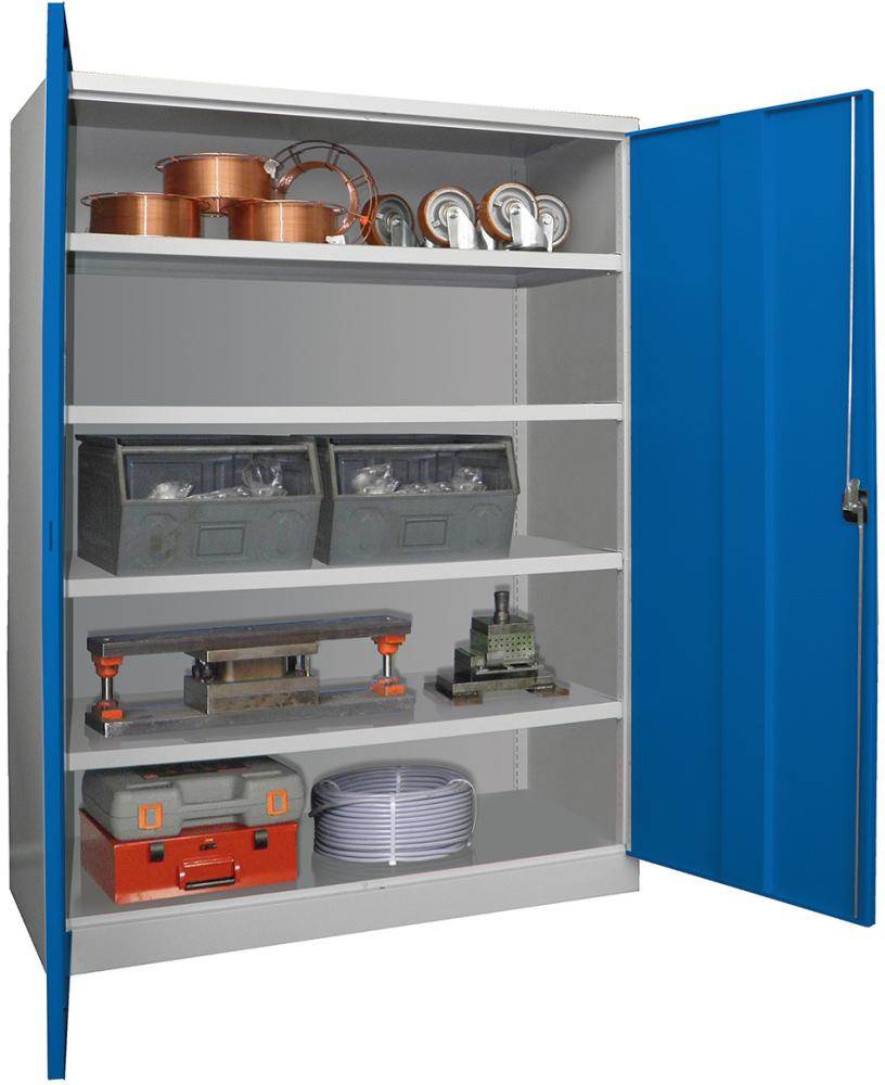 Produktbild Pavoy Schwerlastschrank Jumbo ohne Trennwand 1470x630x1950mm 4 Böden