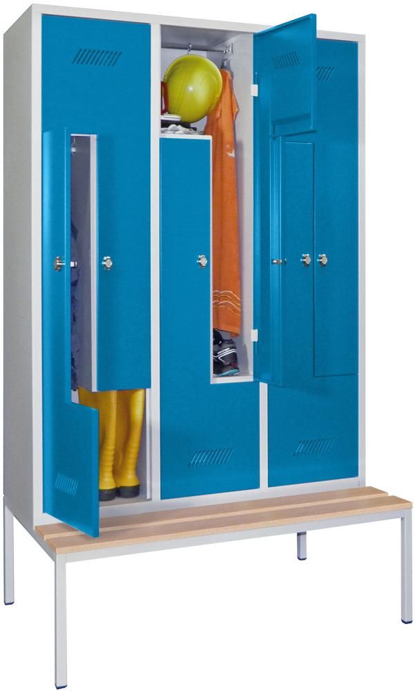 Produktbild Pavoy Garderobenschrank mit Kleiderstangen 1200 x 500 bis 800 x 1200 mm