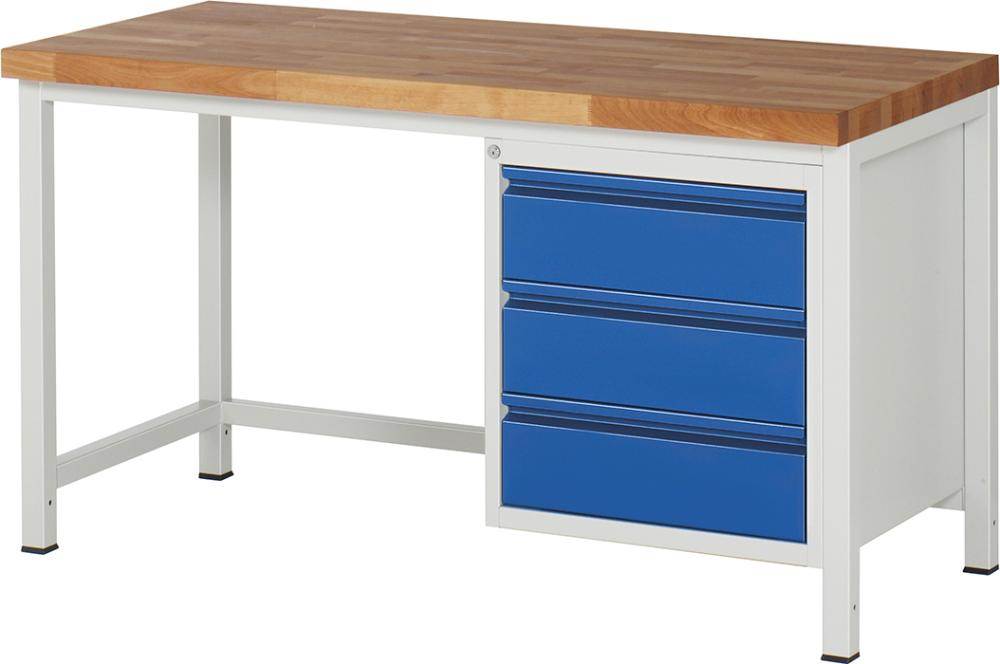 Produktbild RAU Werkbank BASIC 8,3 1500x700x840mm 3x180mm Schubladen
