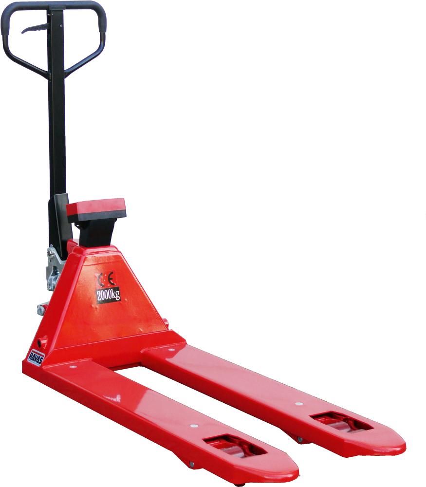 Produktbild Ravas Wiegehubwagen Gabelhubwagen 1100 Last 2000 kg bild 2
