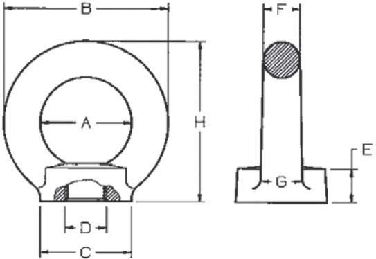 Produktbild FS Hebetechnik Ringmuttern GK 8 Tragfähigkeit 8000 kg M24 mm bild 2
