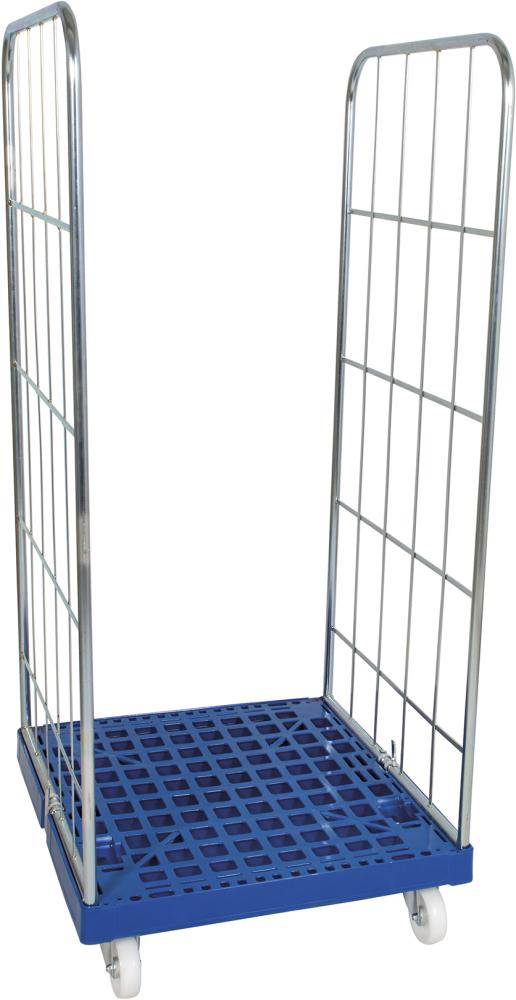 Produktbild ESB Rollbehälter Classic mit 2 Wänden 500kg Ladefläche 720 x 810 mm