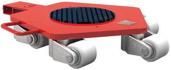 Produktbild GKS Rotationsfahrwerk 6000 kg 760x560x110 mm