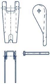 Produktbild FS Hebetechnik Sicherheits-Schmiedefalle für Lasthaken Durchmesser 6 mm C29SN / C79SN Cartec 80 bild 2