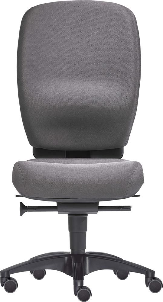 Produktbild Sitwell Bandscheiben Drehstuhl Office grau bis 120 kg 100 % Polyester