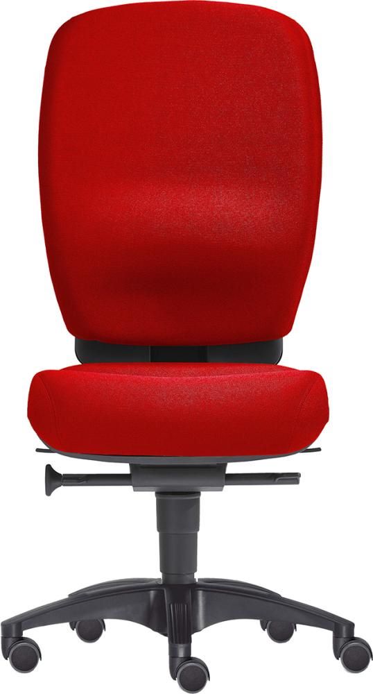 Produktbild Sitwell Bandscheiben Drehstuhl Office rot bis 120 kg 100 % Polyester