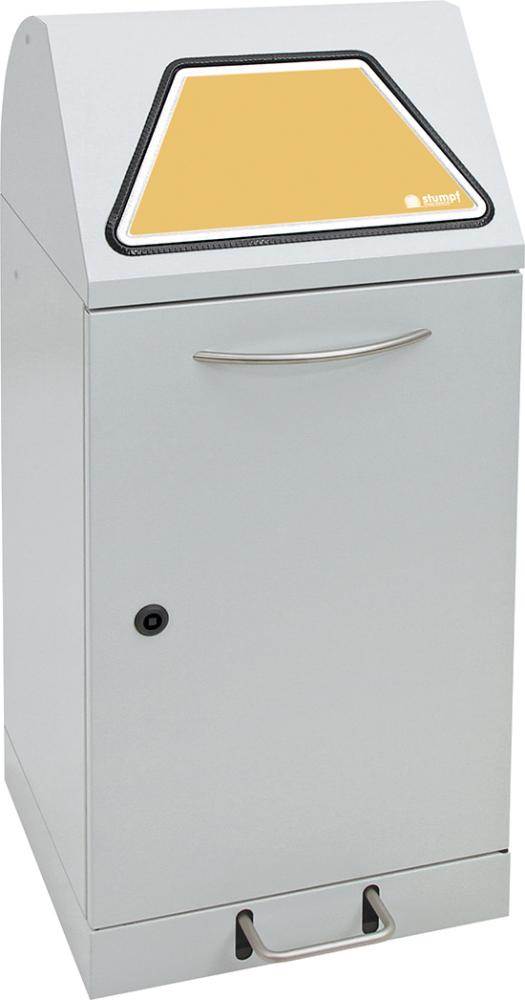 Produktbild Stumpf Wertstoffsammler 60 Liter fußbetätigt 900 x 400 x 380 mm