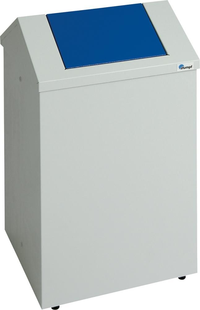 Produktbild Stumpf Putzwollkasten Abfalltrennung PWK RAL 7035/5010 45 Liter