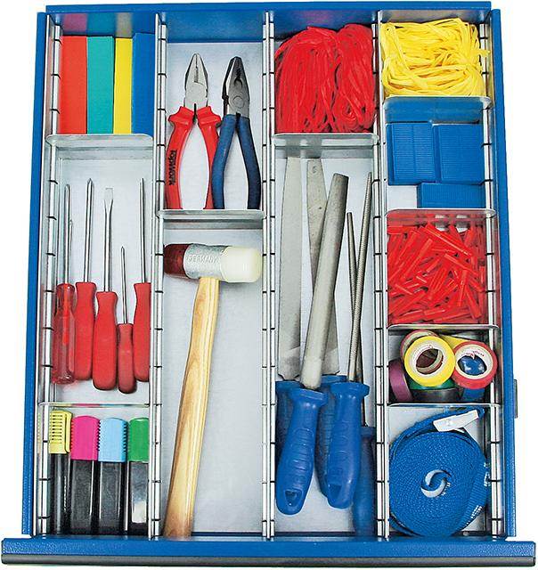 Produktbild Stumpf Einteilungs Set für Schubladen 12 teilig 100mm hoch bild 1