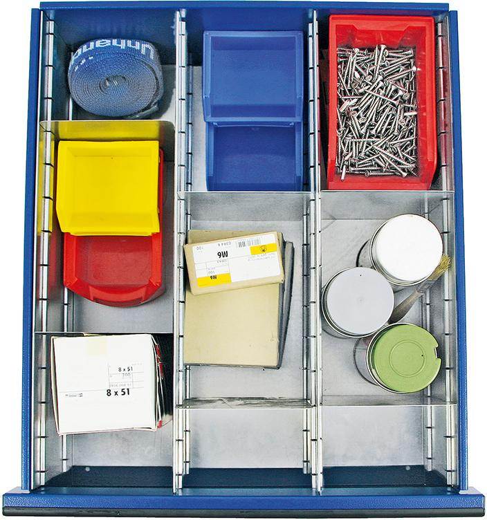 Produktbild Stumpf Einteilungs Set für Schubladen 9 teilig 200mm hoch