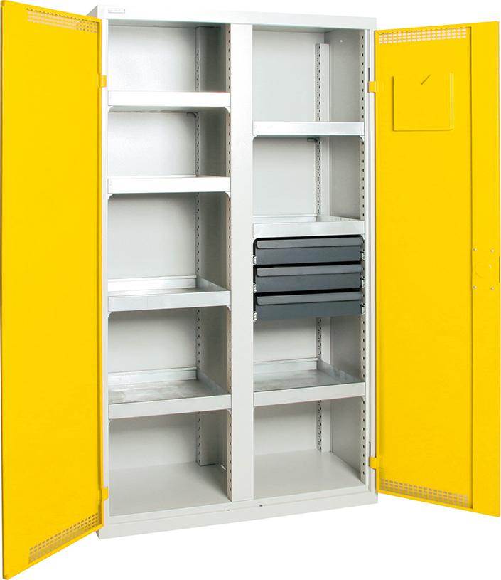 Produktbild Stumpf Umweltschrank BASIC plus 1800x1000x500 gelb bild 2