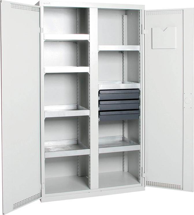 Produktbild Stumpf Umweltschrank BASIC plus 1800x1000x500 grau bild 2