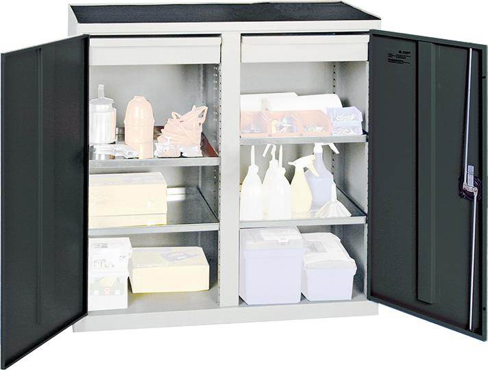 Produktbild Stumpf Werkzeugschrank S2000 2 Abteilungen 2 Schubladen 4 Fachböden