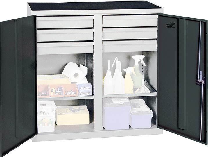 Produktbild Stumpf Werkzeugschrank S2000 2 Abteilungen 6 Schubladen 2 Fachböden