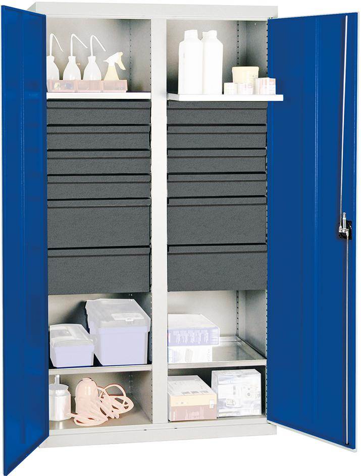 Produktbild Stumpf Werkzeugschrank S3000 Mitteltrennwand 12 Schubladen 4 Fachböden