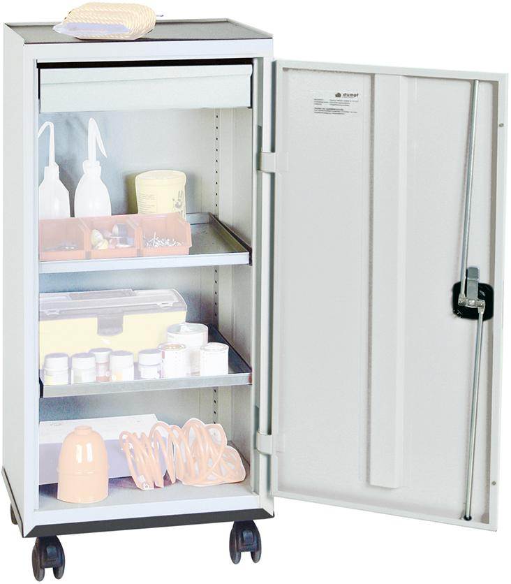 Produktbild Stumpf Werkzeugschrank S2000 lichtgrau 1 Schublade 2 Fachböden