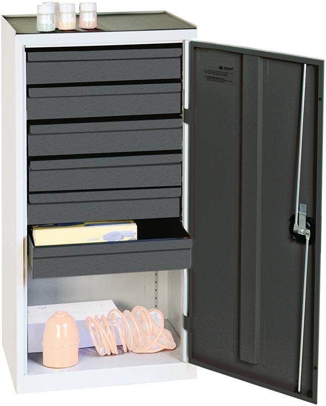 Produktbild Stumpf Werkzeugschrank S3000 lichtgrau anthrazit 1000x500x500mm 6 Schubladen