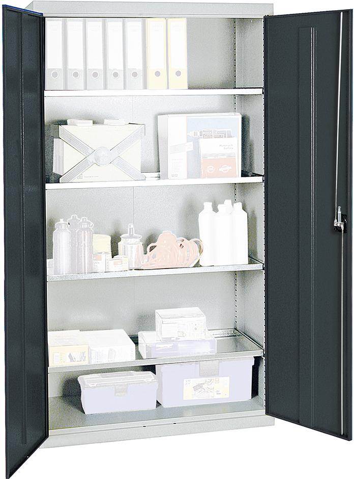 Produktbild Stumpf Werkzeugschrank S3000 4 Fachböden durchgehend 1800x1000x500mm bild 1