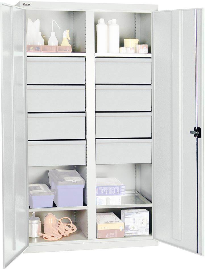 Produktbild Stumpf Werkzeugschrank S2000 4 Fachböden 6 Schubladen 1800x1000x500mm