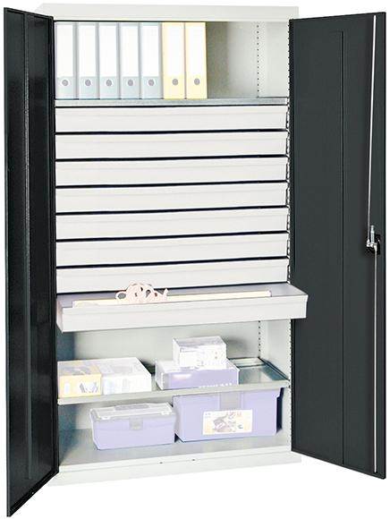 Produktbild Stumpf Werkzeugschrank S2000 Traglast 35 kg 2 Fachböden 8 Schubladen