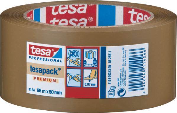 Produktbild Tesa Klebeband PACK 4124 PVC 50 mm x 66 m transparent bild 3