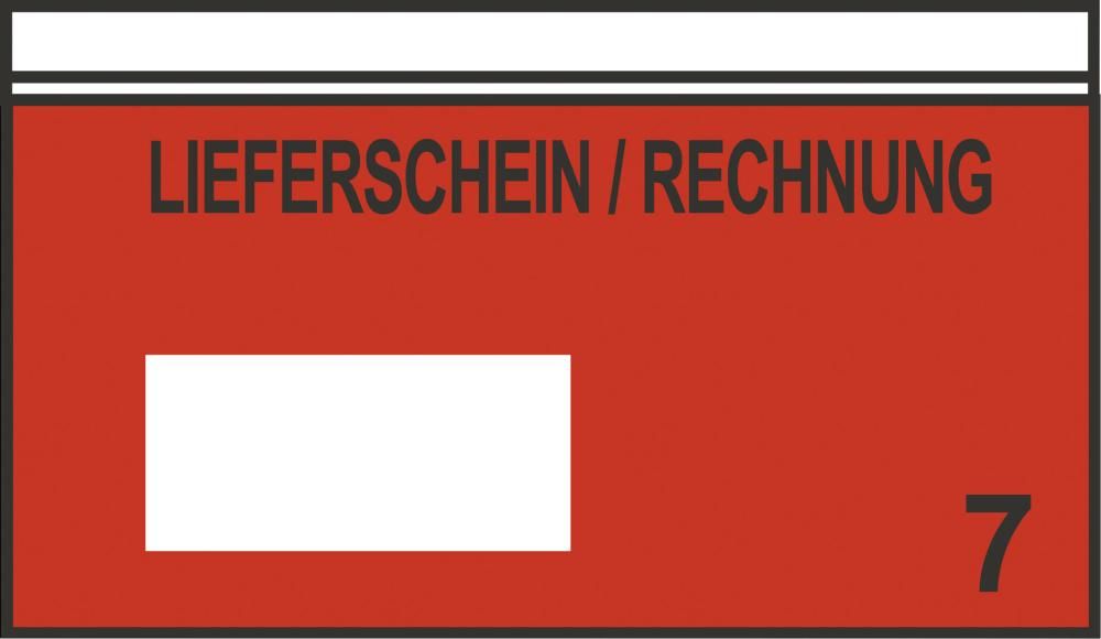 Produktbild Trans-pak Dokumententaschen Premium 240 x 110 mm rot DIN lang bild 2