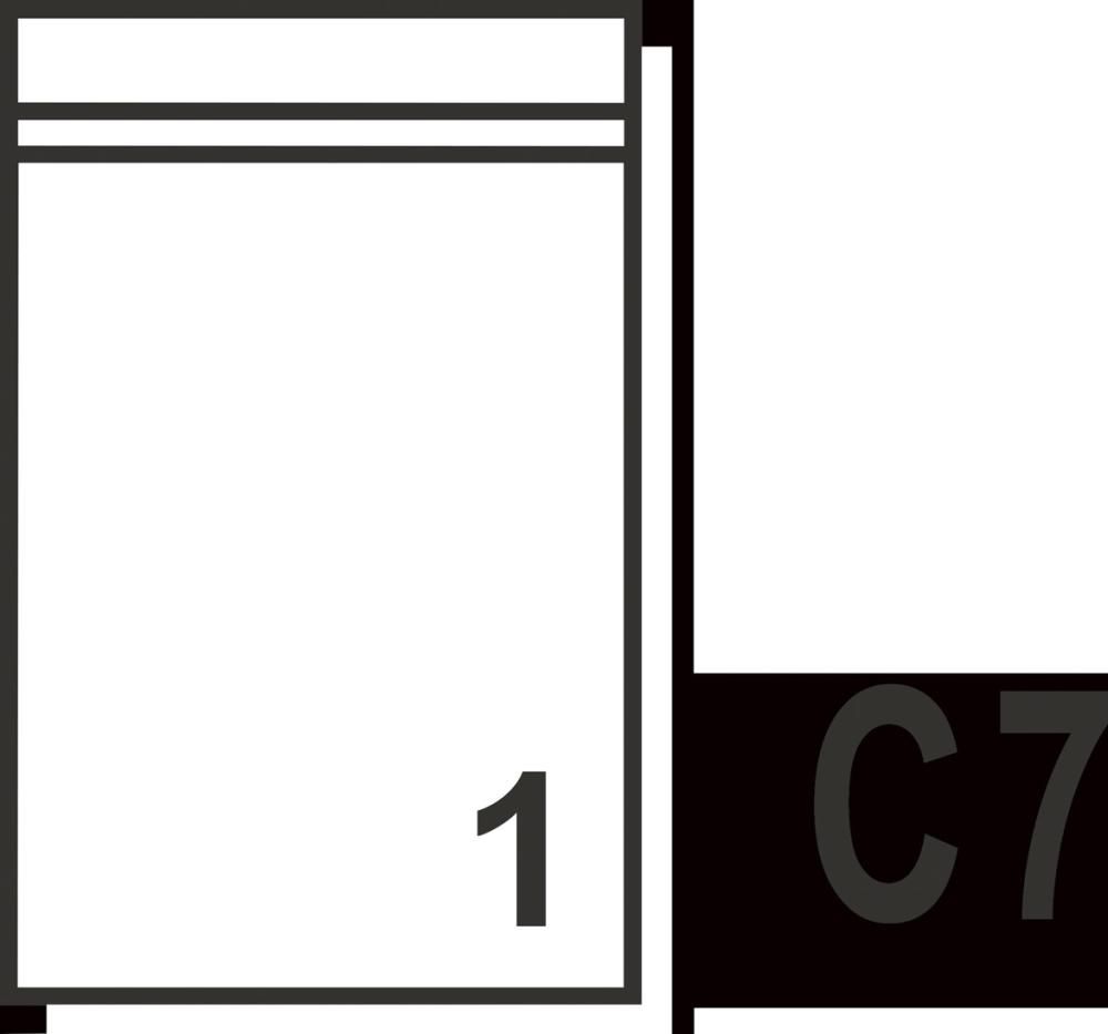 Produktbild Trans-pak Dokumententaschen 90 x 118 mm C7 bild 2