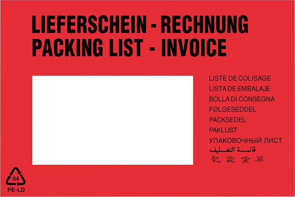 Produktbild Trans-pak Dokumententaschen Versandtaschen mit 175 x 118 mm C6 bild 3