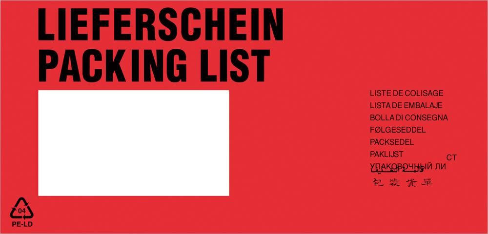 Produktbild Trans-pak Dokumententaschen Standard 240 x 118 mm DIN lang bild 3