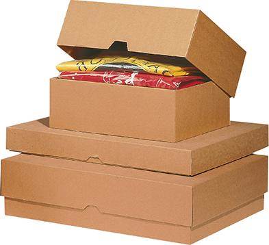 Produktbild Trans-pak Stülpdeckelkarton weiß 302 x 213 x 55 mm A4 2-teilig