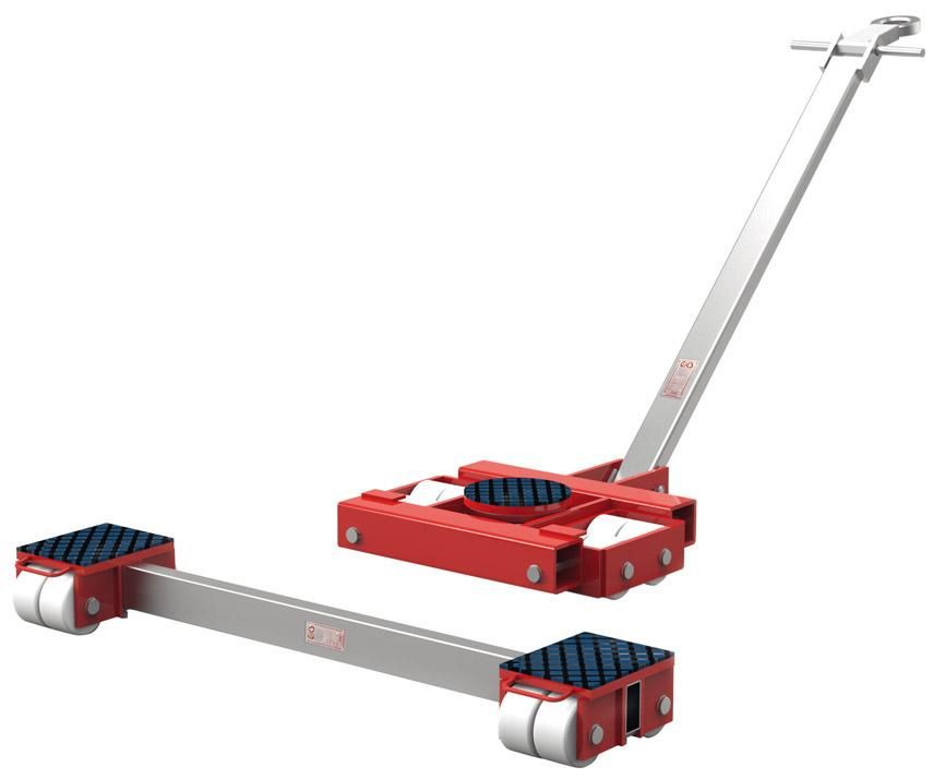 Produktbild GKS Transportfahrwerk Modell L20 Last 20000 kg lenkbar 1620 mm