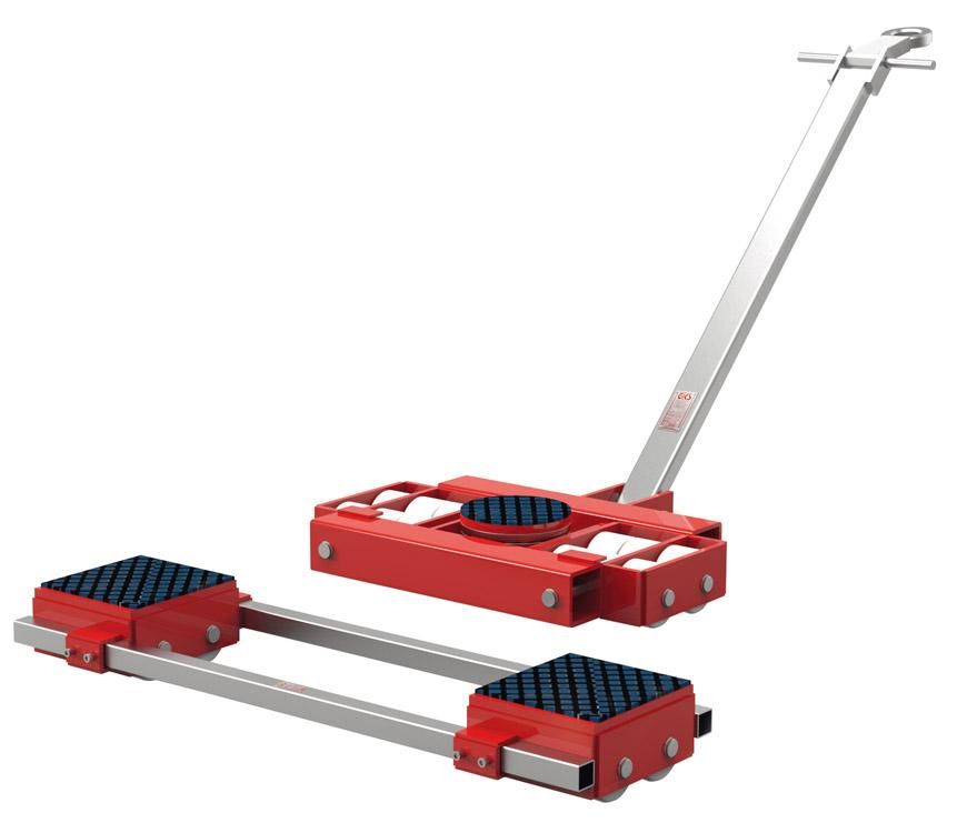 Produktbild GKS Transportfahrwerk Volltraglast 30000 kg lenkbar Lenkstangenlänge 1620 mm