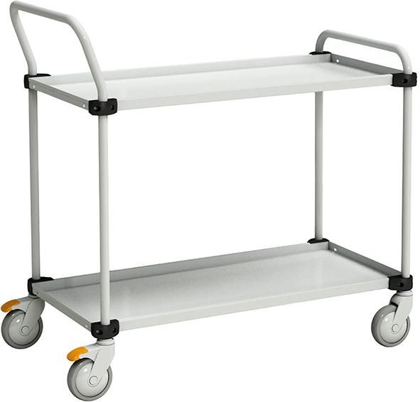 Produktbild Treston ESD Etagenwagen TRTA 635 x 900 x 1015 mm mit 2 Etagen