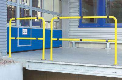 Produktbild TTS Schutzbügel grundiert gelb 1000x1500mm Durchmesser 42mm