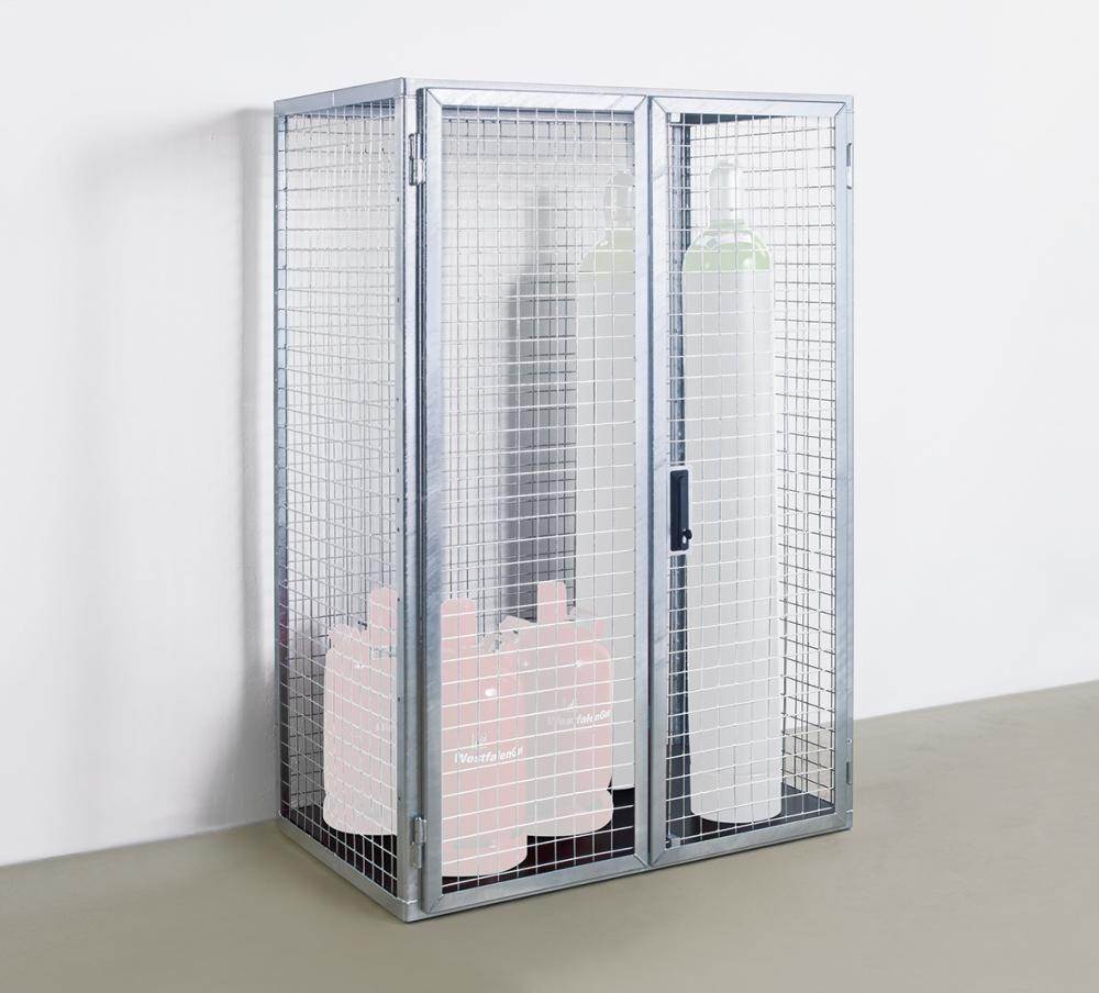 Produktbild TTS Lagerbox outdoor feuerverzinkt 1250 x 800 x 1970 mm