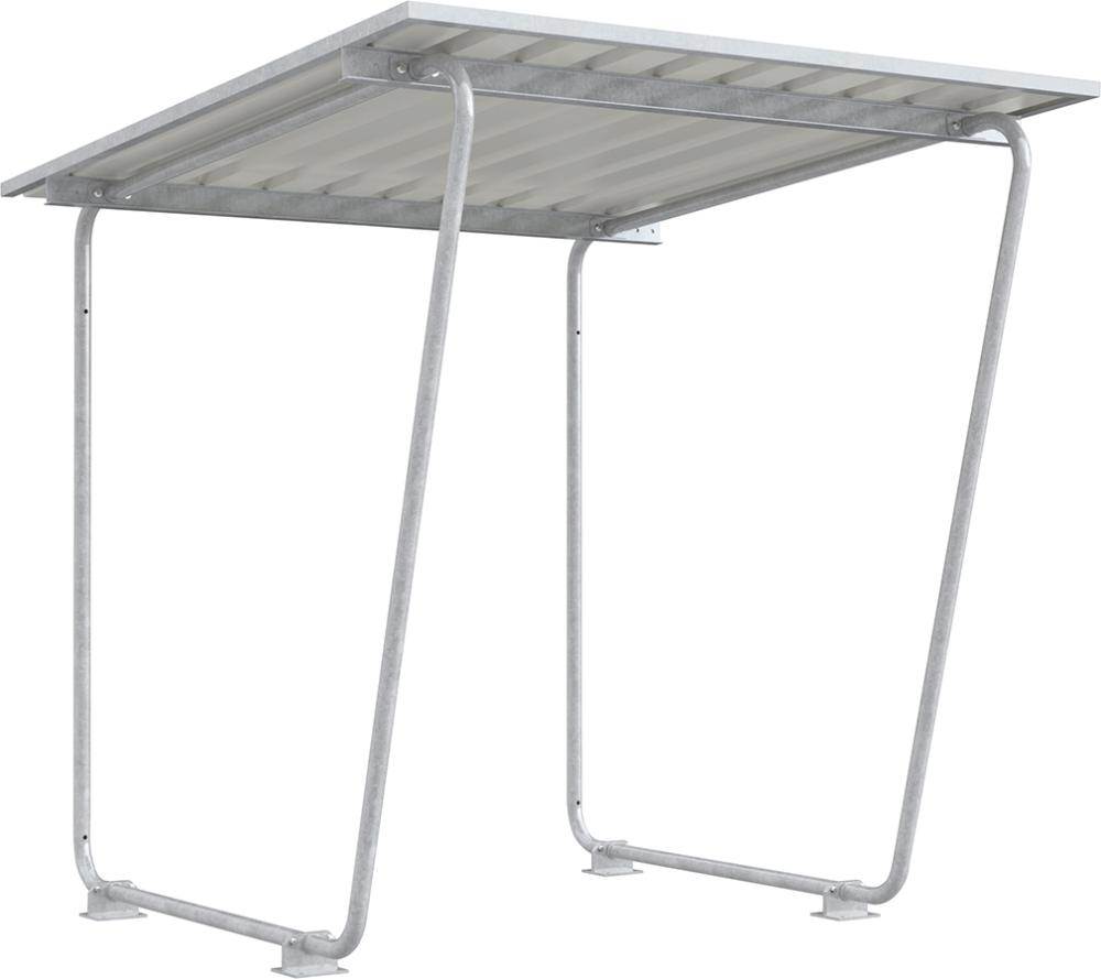 Produktbild Wsm Überdachung Siegen einseitige Grundeinheit 2145 x 2330 x 2250 mm