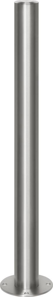Produktbild Urbanus Edelstahl Sperrpfosten 76 Typ 3 Flachkopf Bodenplatte zum Aufdübeln bild 2