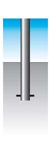 Produktbild Urbanus Edelstahl Sperrpfosten 102 mm rund zum Einbetonieren bild 3