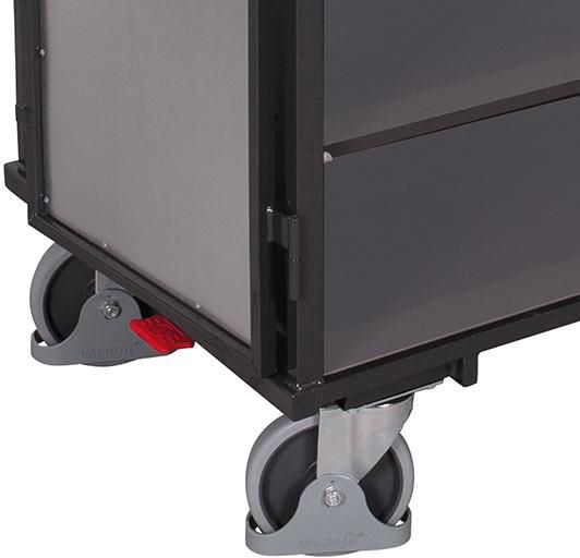 Produktbild VARIOfit Etagenwagen bis 500 kg 1115 x 730 x 1810 mm RAL 7016 bild 4