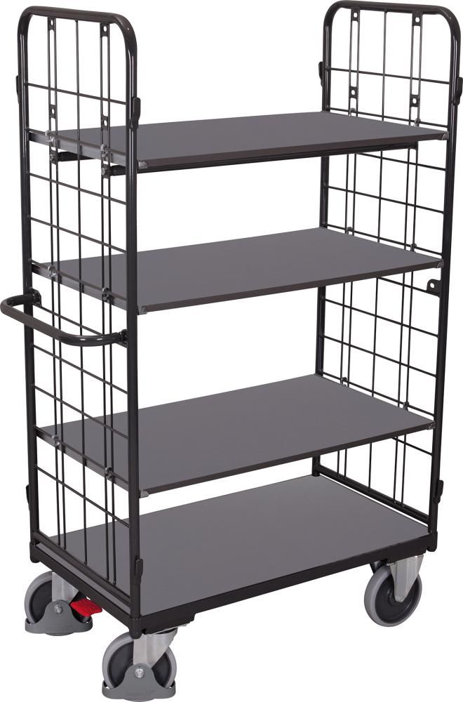 Produktbild VARIOfit Etagenwagen hoch 1385 x 820 x 1820 mm sw 800.216 AG