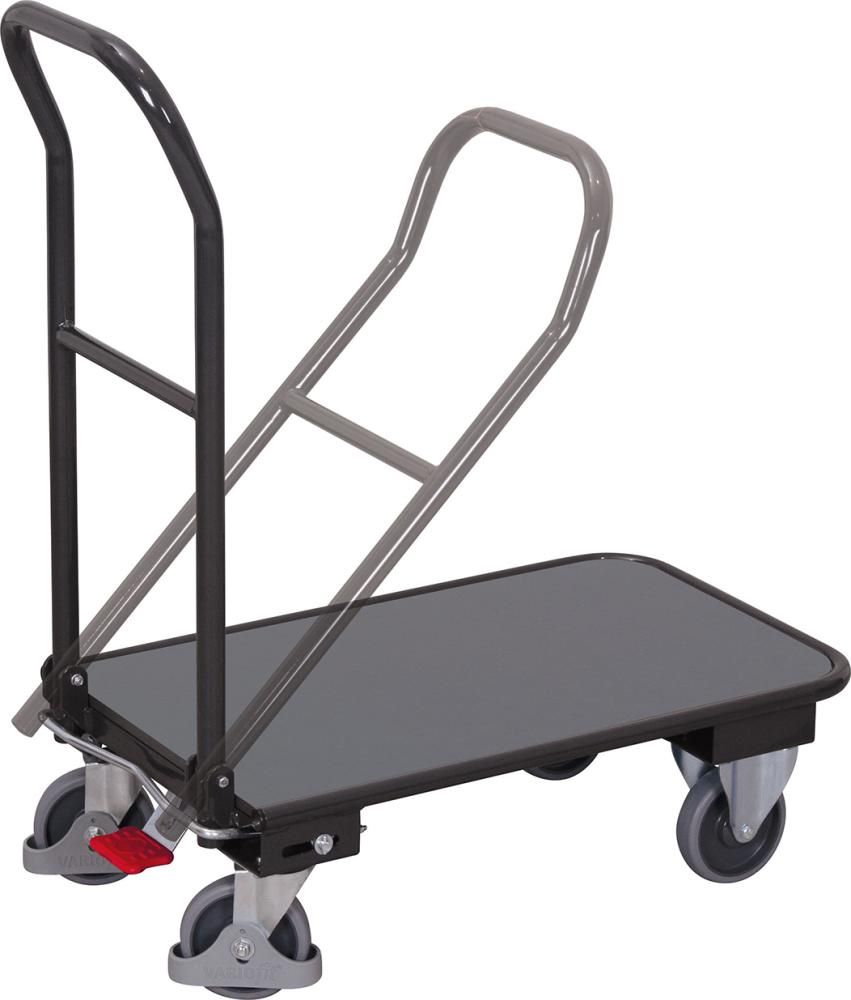 Produktbild VARIOfit Klappbügelwagen 995 x 600 x 980 mm RAL 7016 sw 600.802 AG