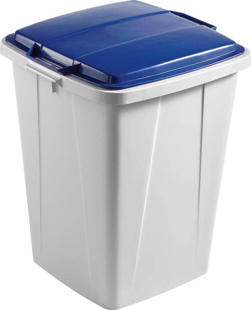 Produktbild Durable Wertstoffsammler 90 Liter mit blauem Deckel