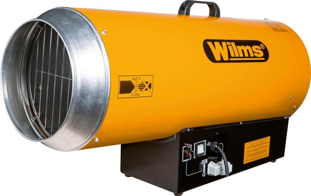 Produktbild Wilms Gasheizer Automatik Zündung GH 105 TH 57 bis 103 kW 230 V