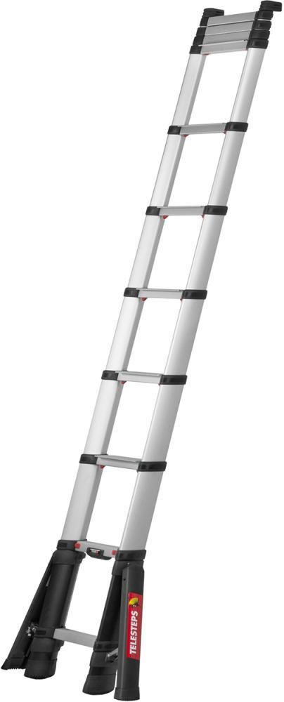 Produktbild Zarges Teleskop Anlegeleiter Länge 3,50 m Arbeitshöhe 4,30 m bild 2