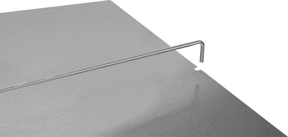 Produktbild Hofe Zusatzboden Z 10604/040 mit Mittelanschlagbügel 600 x 1000 mm verzinkt